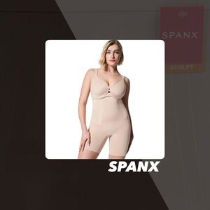 NWT Spanx Soft Nude 2X High-Waisted Mid-Thigh Short